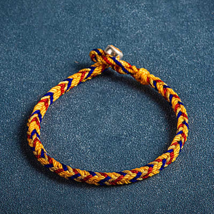 BWOOOH "May you be safe and sound all year round" Lucky Multicolored Bracelet