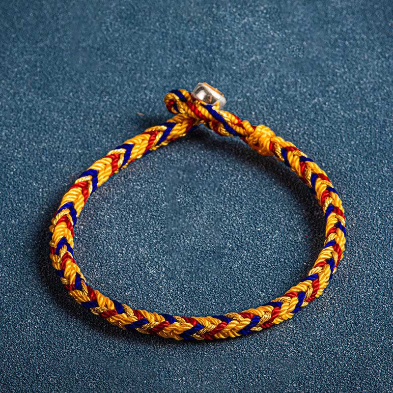 BWOOOH "May you be safe and sound all year round" Lucky Multicolored Bracelet