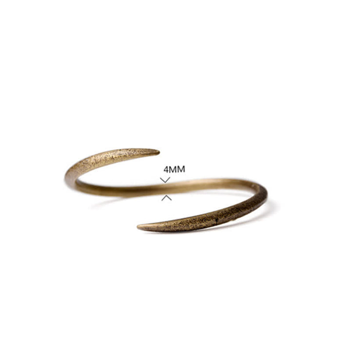 BWOOOH Simple Design Copper Luck Adjustable Cuff Bracelet | natural stone spiritual bracelet for healing and mindful living