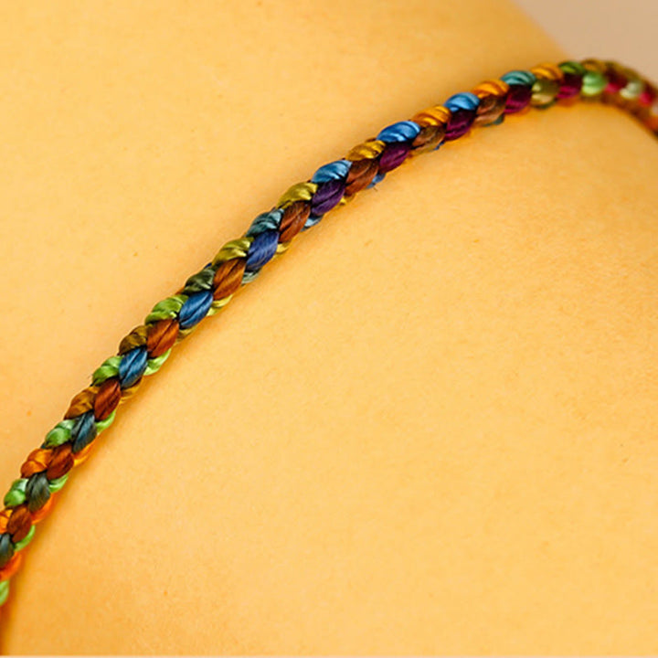 BWOOOH "May all your wishes come true" Lucky Multicolored Bracelet