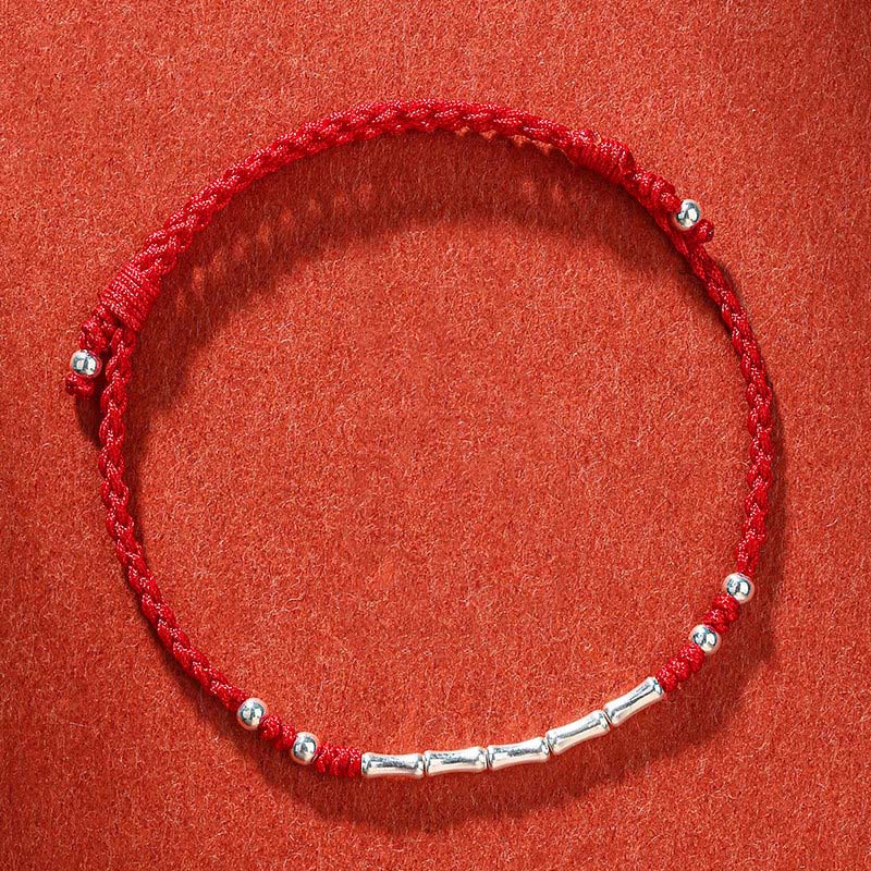 BWOOOH Tibet Handmade Multicolored Bamboo Protection Braided String Bracelet