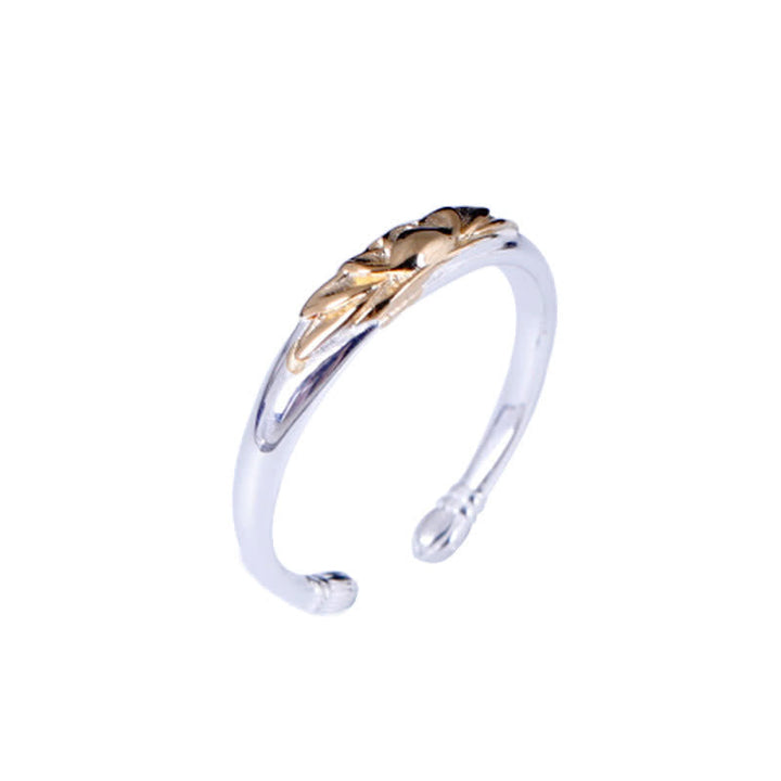 BWOOOH 925 Sterling Silver Lotus Flower New Beginning Ring