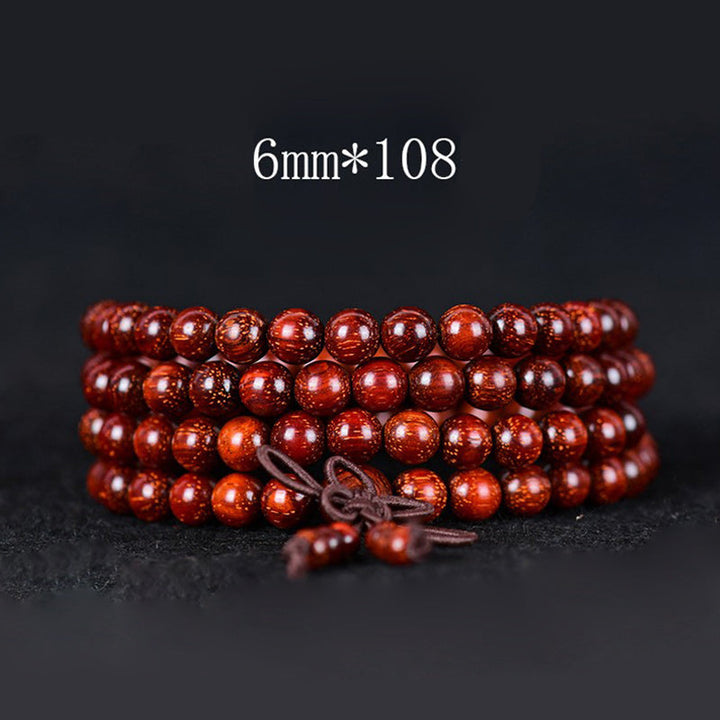 Tibetan Small Leaf Red Sandalwood Balance Bracelet (Extra 30% Off | USE CODE: FS30)
