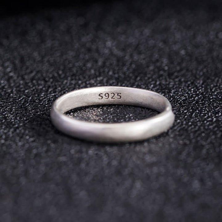 BWOOOH 925 Sterling Silver Lotus Flower Enlightenment Ring