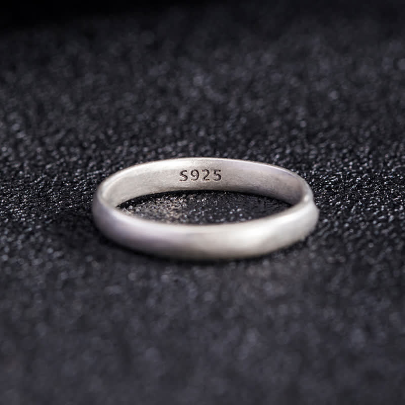 BWOOOH 925 Sterling Silver Lotus Flower Enlightenment Ring