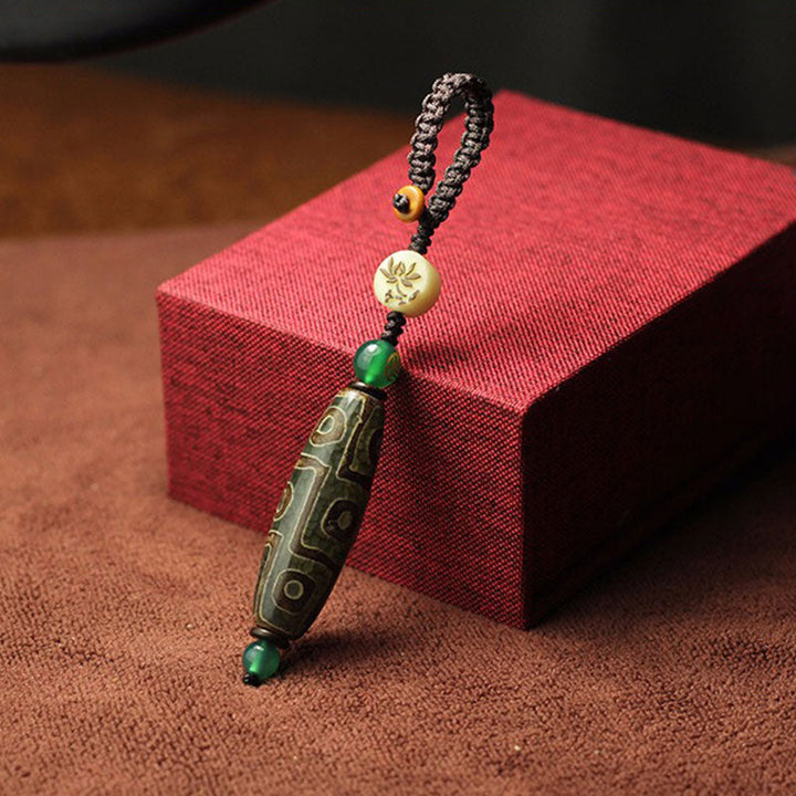BWOOOH Tibetan Nine-Eye Dzi Bead Wealth Decoration
