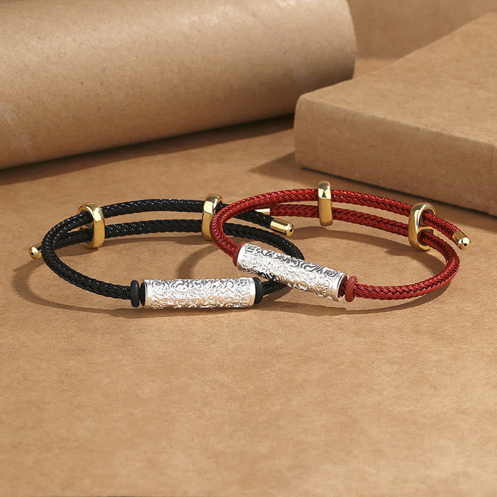 BWOOOH Tibet Handmade Tai Sui Rope Protection Strength Braided Bracelet | spiritual healing bracelet