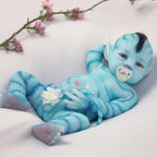 12" & 16" Flexible Solid Platinum Liquid Full Silicone Reborn Doll Baby Girl or Boy Named Hinka