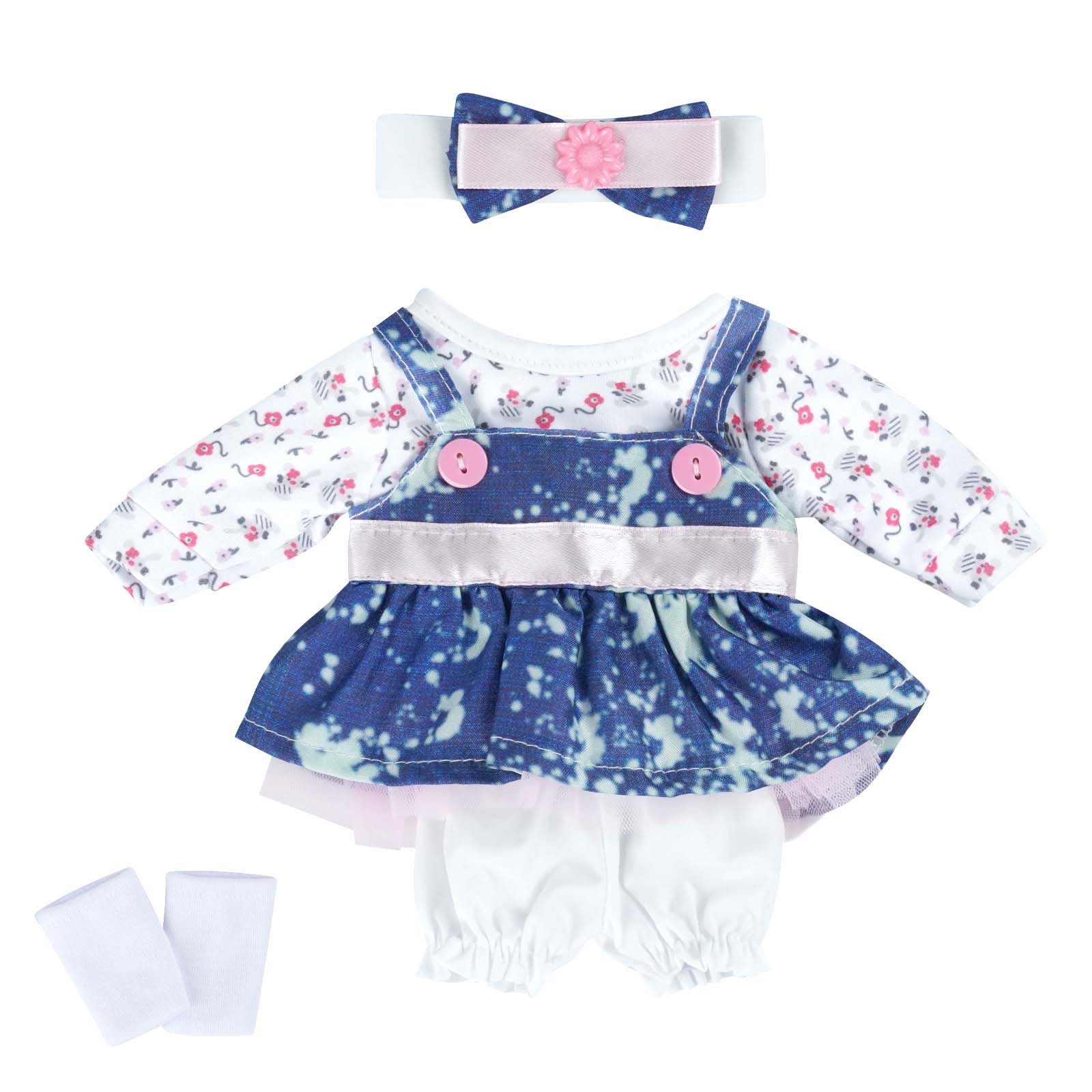 [Suitable for 12'' Girl] Time-Limited Offer!  Adoption Reborn Baby Essentials-8pcs Gift Set B