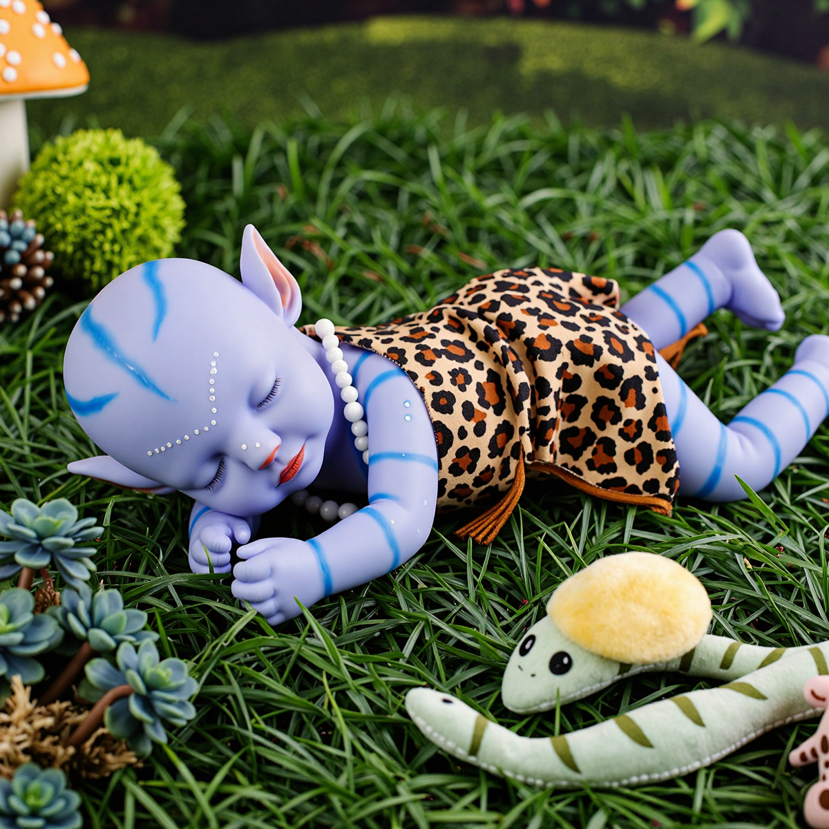 12"&16" Reborn Fantasy Reborn Blue Full Body Doll Boy or Girl Makery and Wadie