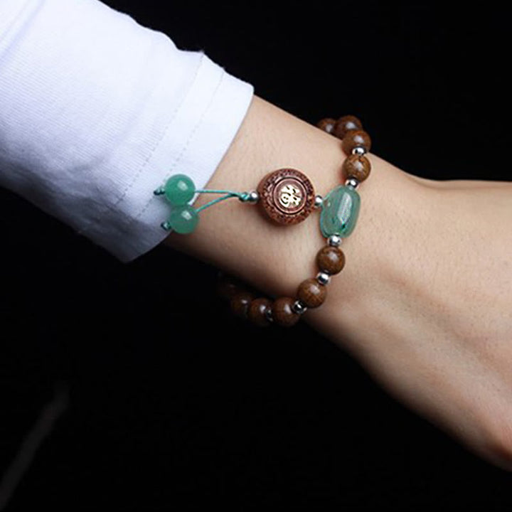 BWOOOH Abelia Biflora Wood Happiness Protection Bracelet