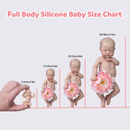 12 Inches&16 Inches"Boneless" Full Body Solid Silicone Not Hollow Vinyl Dolls, Flexible Reborn Doll Girl Jacy