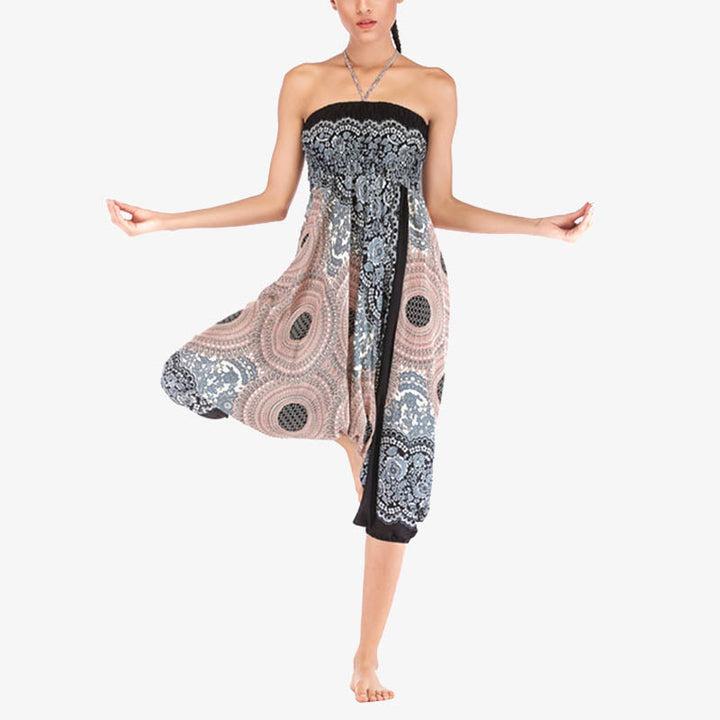 BWOOOH printed harem pants - Two Style Wear Round Geometric Pattern L
