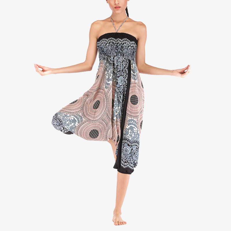 BWOOOH printed harem pants - Two Style Wear Round Geometric Pattern L