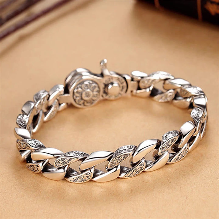 BWOOOH Tibet Om Mani Padme Hum Double Dorje Vajra Creativity Bracelet