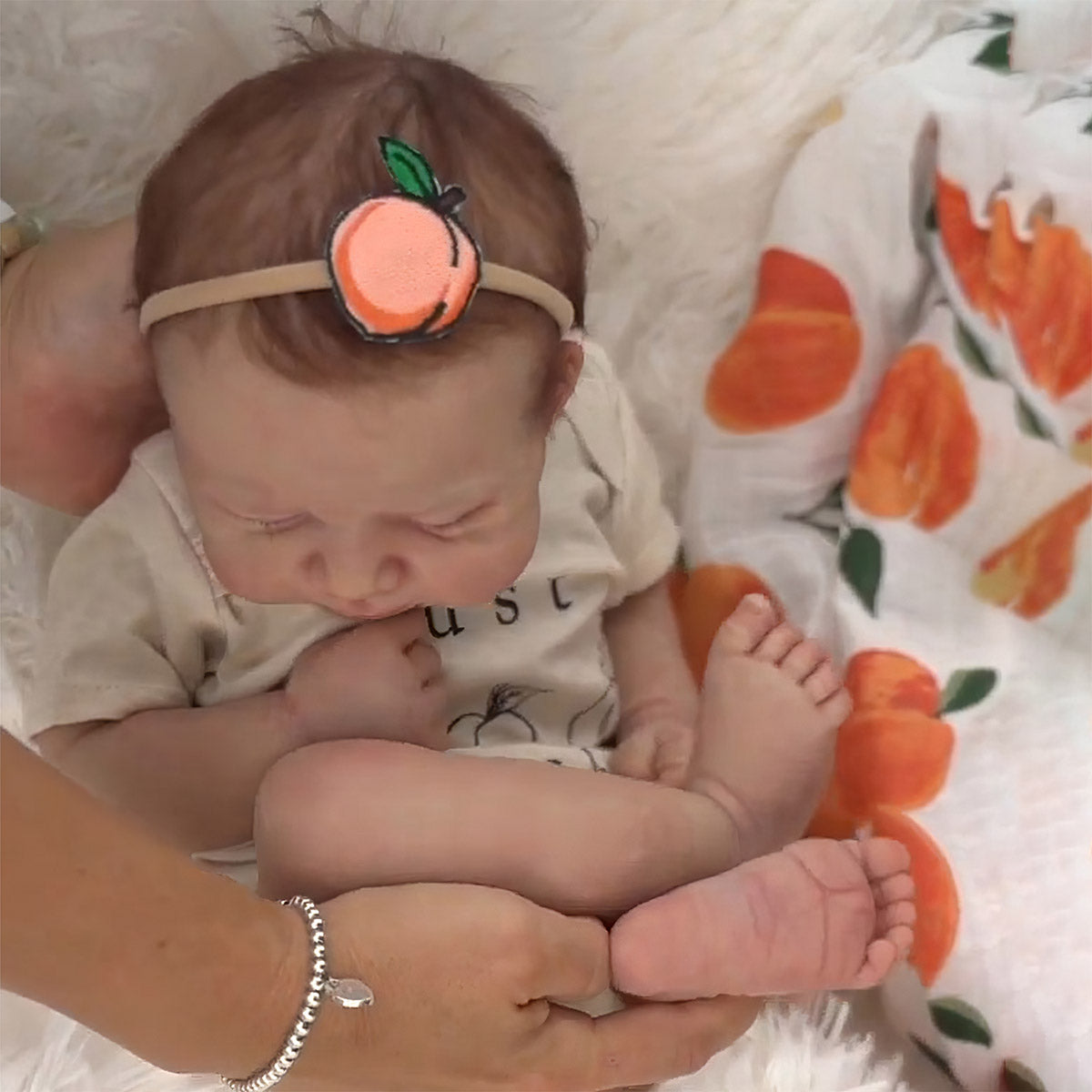 12" & 16" Flexible Full Body Silicone Reborn Newborn Sleeping Baby Doll Boy and Girl Just Like A Real Baby That can Experience Healing Bathing