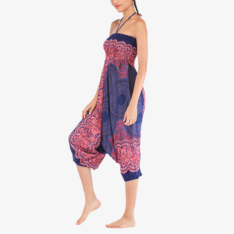 BWOOOH printed harem pants - Two Style Wear Round Geometric Pattern L