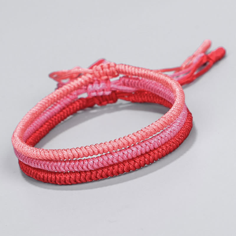 BWOOOH Tibetan 3Pcs King Kong Knot Protection Braided Bracelet | spiritual healing bracelet