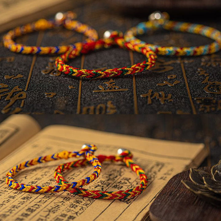 BWOOOH "May you be good fortune and success" Lucky Multicolored Bracelet