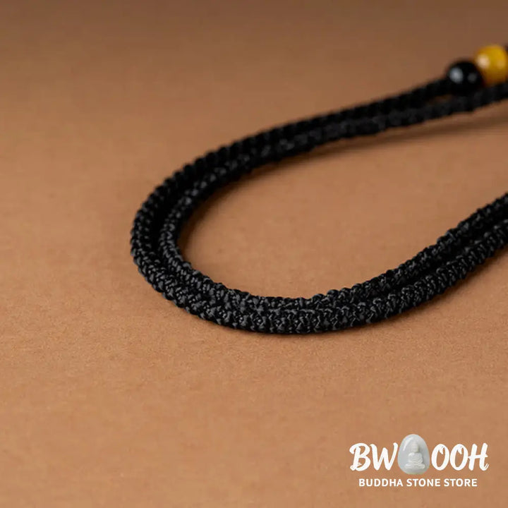 BWOOOH 12 Chinese Zodiac Blessing Wealth Fortune Necklace Pendant featuring a 3cm copper/brass pendant with Tiger Eye, Red Agate, Jade, and Agate, suspended on a 45-68cm string, showcasing a specific zodiac animal for spiritual balance and protection. - View 26