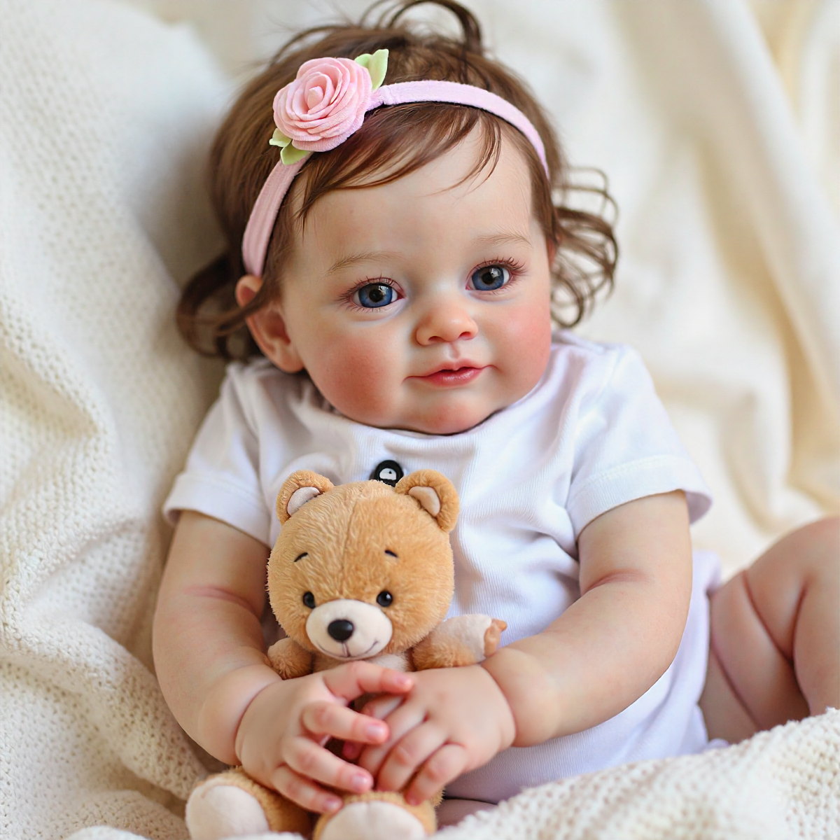 [New] 20" Reborn Toddler Realistic Baby Doll Girl Kikail with Chubby Lifelike Face