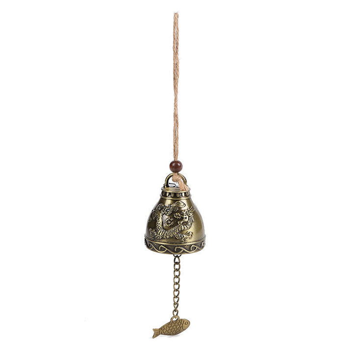 BWOOOH Feng Shui Buddha Koi Fish Dragon Elephant Wind Chime Bell Luck Wall Hanging Deco | spiritual healing bracelet