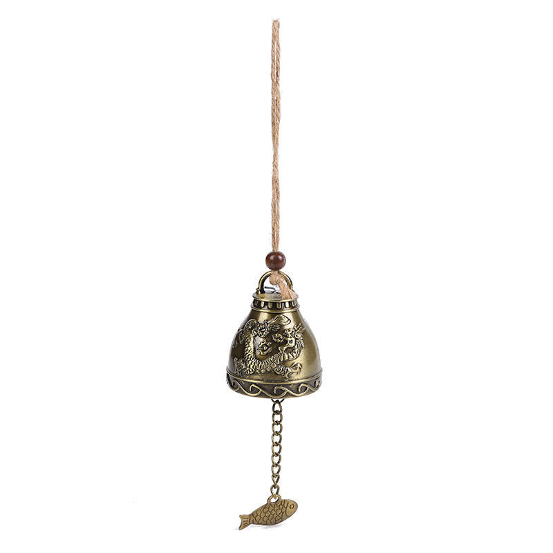 BWOOOH Feng Shui Buddha Koi Fish Dragon Elephant Wind Chime Bell Luck Wall Hanging Deco | spiritual healing bracelet