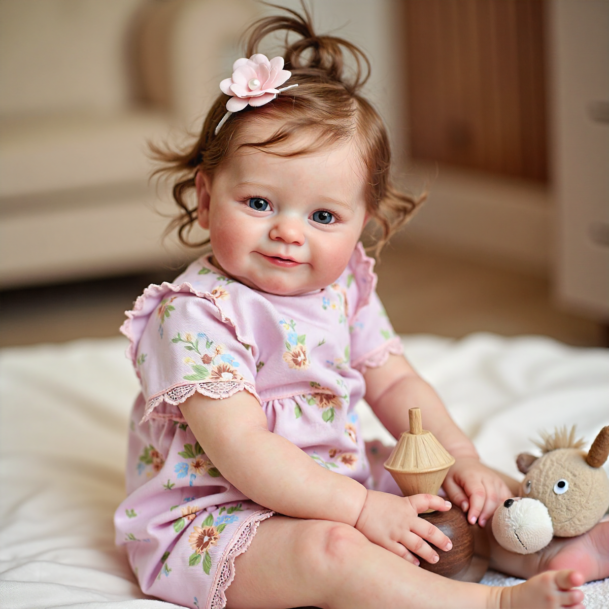 [New] 20" Reborn Toddler Realistic Baby Doll Girl Nalon with Chubby Lifelike Face