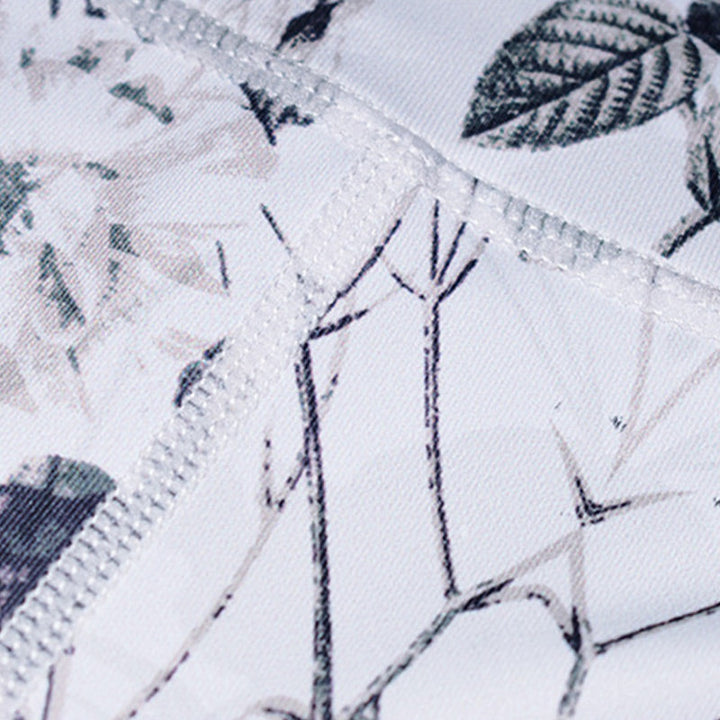 BWOOOH printed yoga leggings - Flowers Leaves Print Pants Sports Fitnes