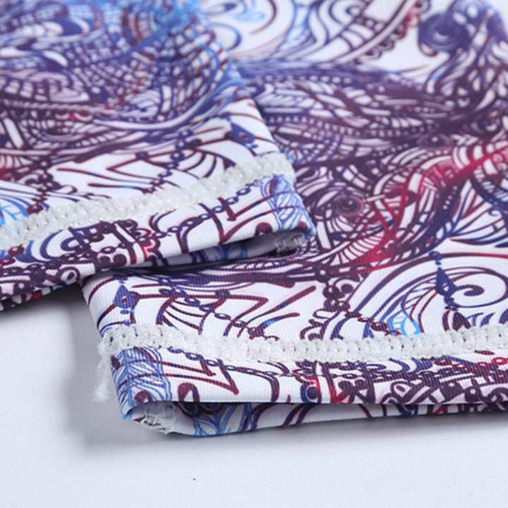 BWOOOH printed yoga leggings - Flowers Leaves Birds Print Pants Sports 