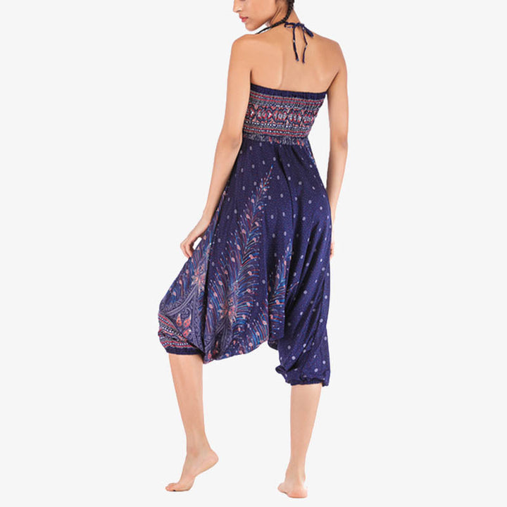 BWOOOH printed harem pants - Two Style Wear Feathers Geometric Patter
