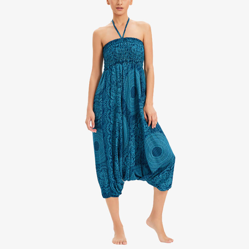 BWOOOH printed harem pants - Two Style Wear Round Geometric Loose Cas