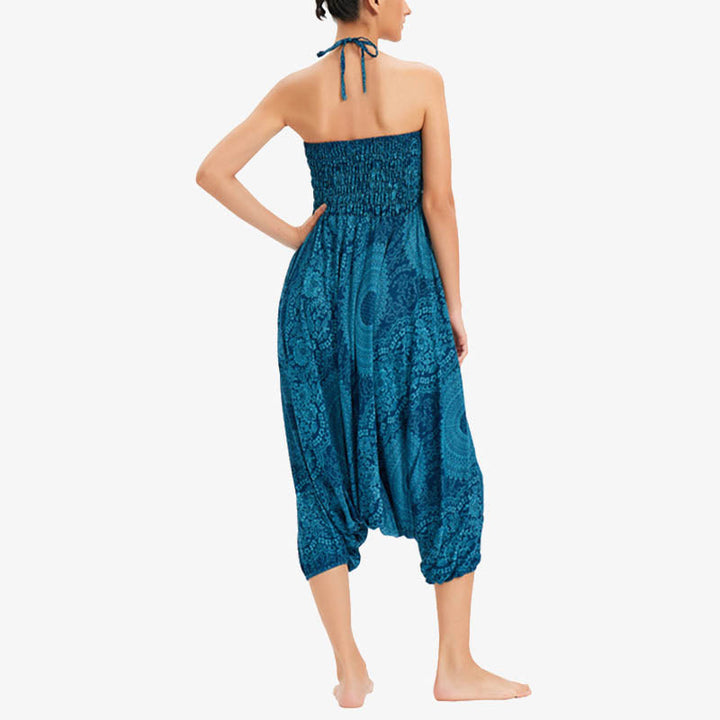 BWOOOH printed harem pants - Two Style Wear Round Geometric Loose Cas
