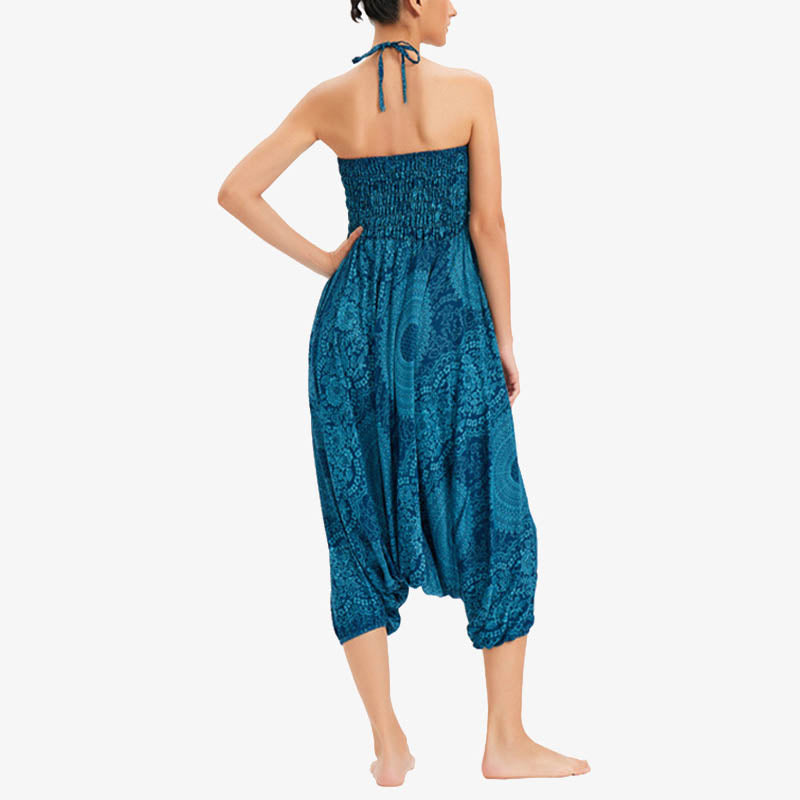 BWOOOH printed harem pants - Two Style Wear Round Geometric Loose Cas