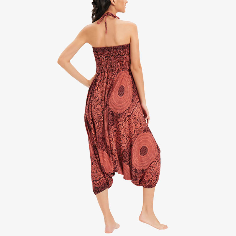 BWOOOH printed harem pants - Two Style Wear Round Geometric Loose Cas