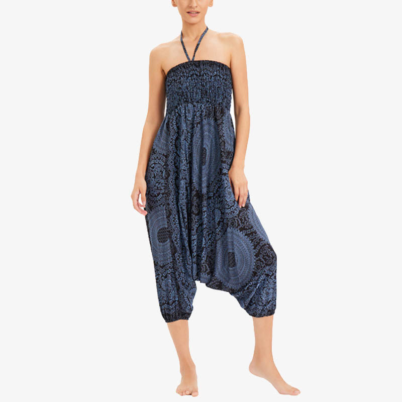 BWOOOH printed harem pants - Two Style Wear Round Geometric Loose Cas