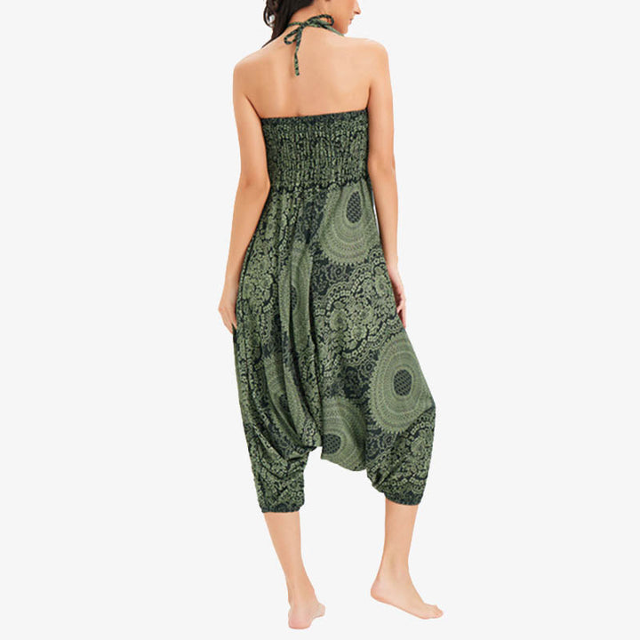 BWOOOH printed harem pants - Two Style Wear Round Geometric Loose Cas