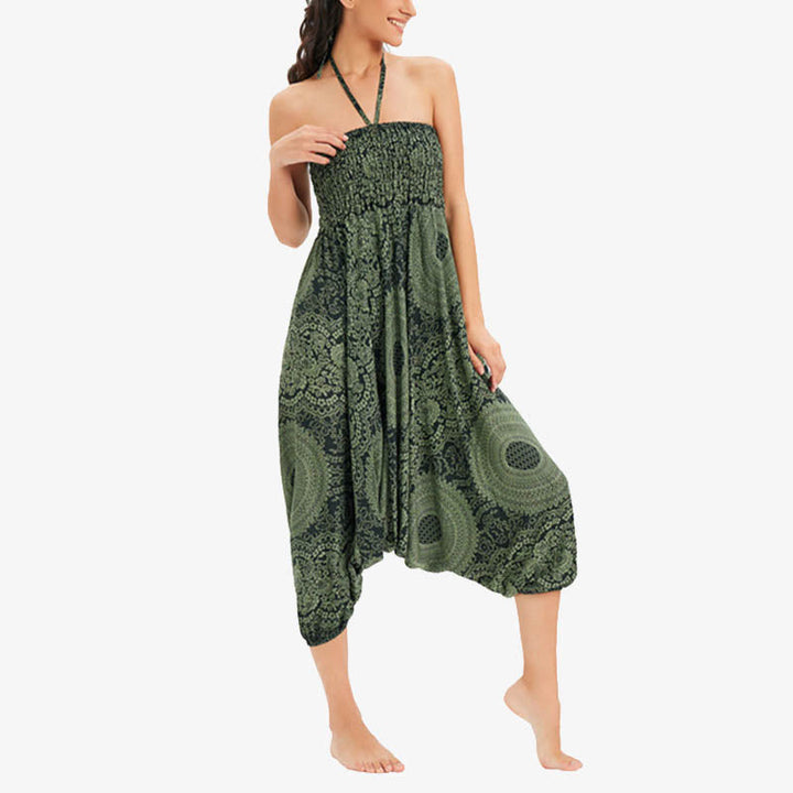 BWOOOH printed harem pants - Two Style Wear Round Geometric Loose Cas