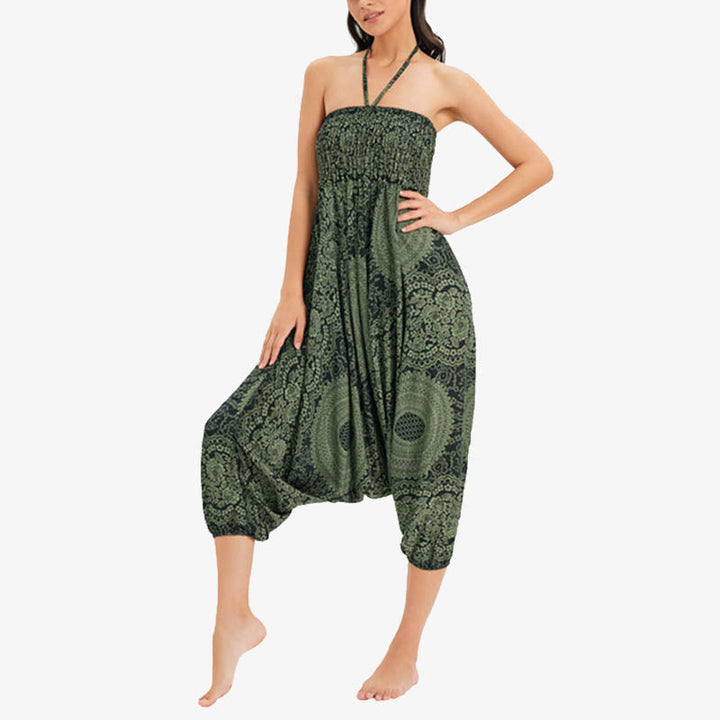 BWOOOH printed harem pants - Two Style Wear Round Geometric Loose Cas