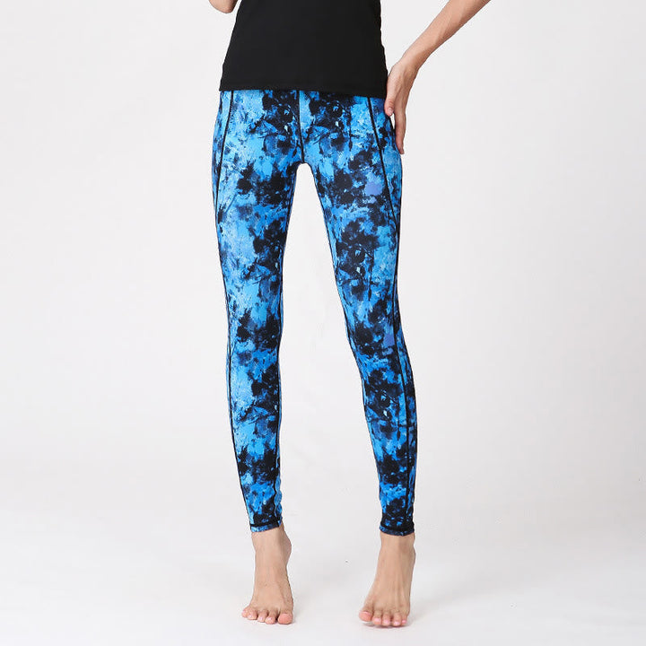 BWOOOH printed yoga leggings - Camo Print Sports Fitness Yoga High Wais