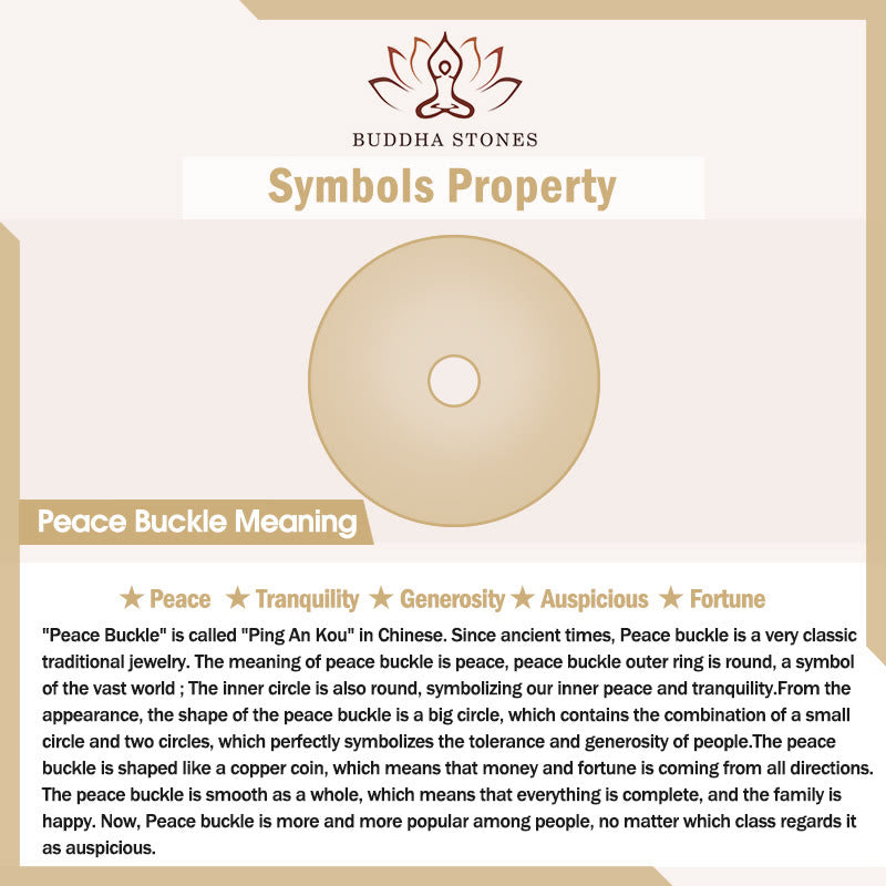 BWOOOH Natural Cinnabar Lotus Peace Buckle Blessing Necklace String Pendant