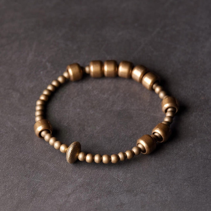 BWOOOH Vintage Copper Brass Blance Wealth Bracelet