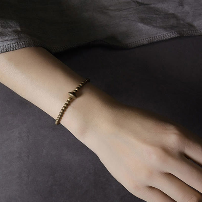 BWOOOH Vintage Copper Brass Blance Wealth Bracelet