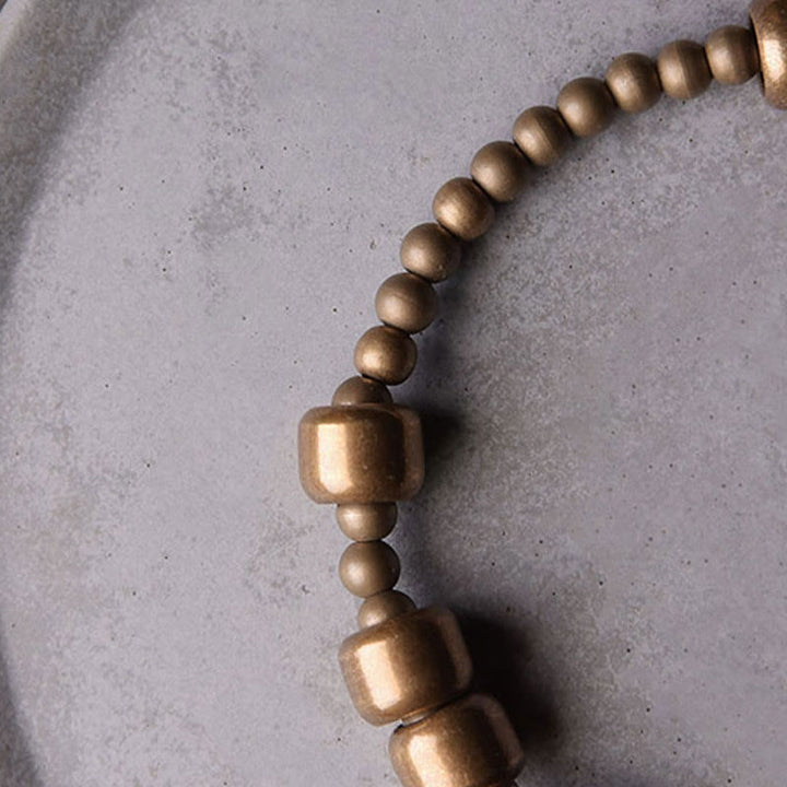 BWOOOH Vintage Copper Brass Blance Wealth Bracelet