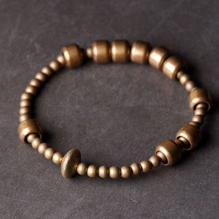 BWOOOH Vintage Copper Brass Blance Wealth Bracelet