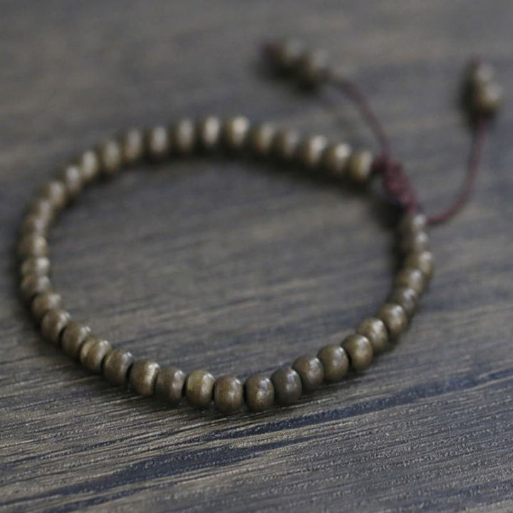 BWOOOH Copper Brass Beads Balance Wealth Simple Bracelet