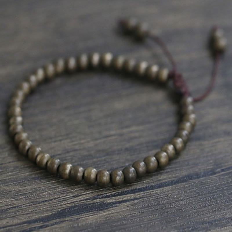 BWOOOH Copper Brass Beads Balance Wealth Simple Bracelet