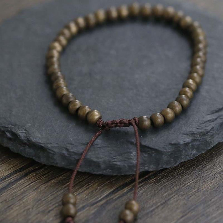 BWOOOH Copper Brass Beads Balance Wealth Simple Bracelet