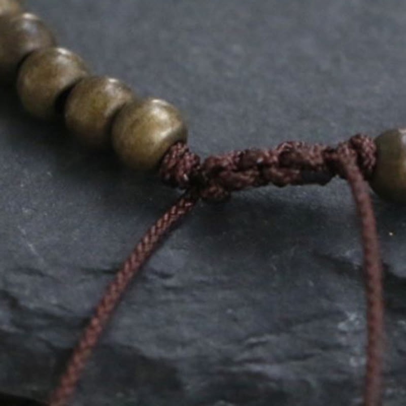 BWOOOH Copper Brass Beads Balance Wealth Simple Bracelet
