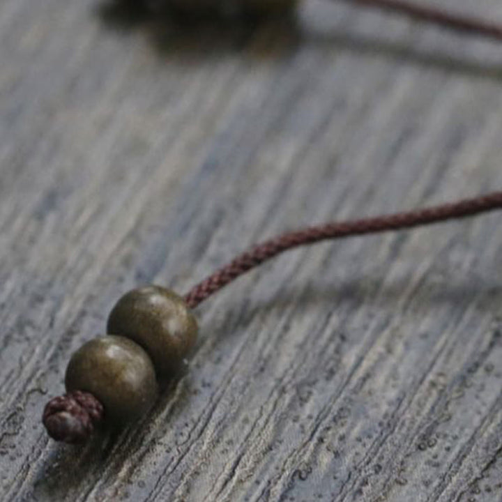 BWOOOH Copper Brass Beads Balance Wealth Simple Bracelet